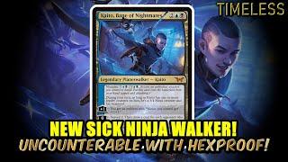 New Sick Ninja Walker! Uncounterable and Hexproof? | Timeless BO3 Ranked | MTG Arena