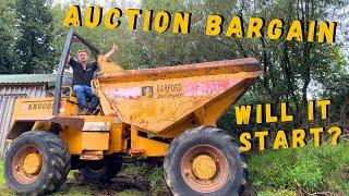 6 TON Barford Dumper - Will It Start? Construction Auction Bargain.