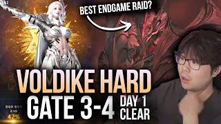 LOST ARK VOLDIKE HARD GATE 3-4 1ST DAY CLEAR! SLAYER POV 로스트아크 슬레이어 볼다이크 혼돈의 상어탑 하드