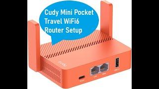 Cudy TR3000 Pocket Sized Wi Fi 6 Wireless 2 5Gb Travel Router Setup | TR300 |TR1200