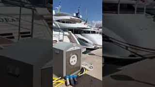 SuperYachts Along the Dock