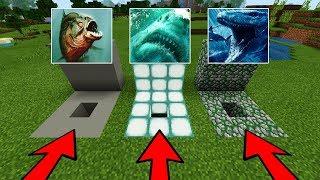 MCPE: DO NOT CHOOSE THE WRONG HOLE (Megalodon, Mosasaurus, Piranhas)