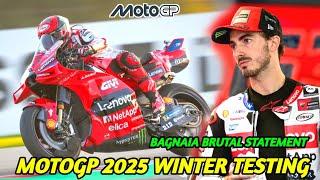 HUGE NEWS, MOTOGP 2025 WINTER TESTING, Bagnaia's BRUTAL Statement Marc MarquezMotoGP News 2025