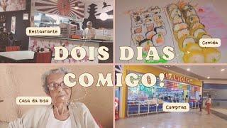 VLOG | SAIMOS PARA JANTAR  | FAXINA NA CASA DA MINHA AVÓ | COMPRINHAS PARA CASA