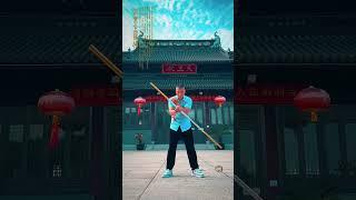 Kungfu china master 534/Hướng dẫn múa gậy ngộ không#棍王龙哥(猴王演艺全国约档#kungfu #wingchun