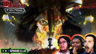 DORORO EPISODE 21 & 22 REACTION | HYAKKIMARU'S RAGE!