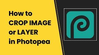 How to crop an image in Photopea | How to crop a single layer in Photopea [Photopea Tutorial]