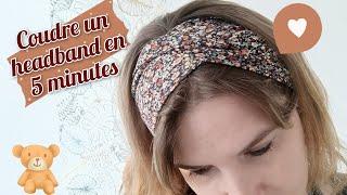 Tuto couture facile : Coudre un headband en 5minutes - toutes tailles ~ Cindy la couturière