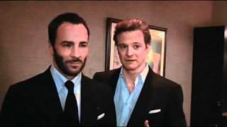 Colin Firth and Tom Ford Chat Backstage