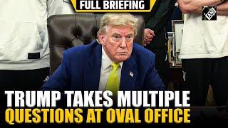From Pak Army Chief meeting to Iran-Israel crisis, Trump takes multiple questions at Oval office