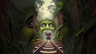 AI Travel Exploring: Mysterious Train #part2 - #trending Amazing Jungle #short #train