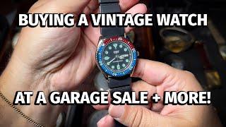 I Bought a Vintage Dive Watch at a Yard Sale For Under $10! 