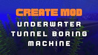 Dual Train Track Underwater Tunnel Boring Machine - Create Mod - With Schematic