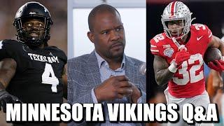 Minnesota Vikings Q&A: Draft Bust Predictions? Flores for GM? 2025 RB Room?