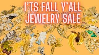 Fall Jewelry Sales Video $5 & $10! Judy Lee, Trifari, Monet, Coro, Napier #jewelrysale