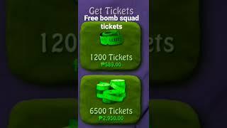 Bomb squad unlimited tickets for new players