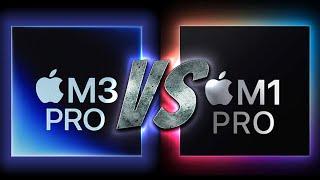 The M3 Pro vs M1 Pro Macbook Pro!