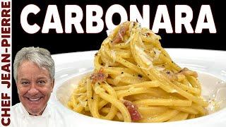 How to Make a Traditional Carbonara | Chef Jean-Pierre