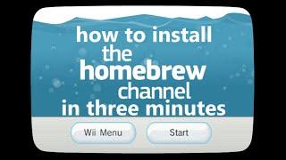 How to install The Homebrew Channel on a Wii