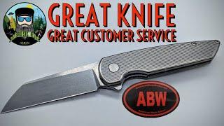 Great Knife, Great Customer Service | ABW Model 2 Update