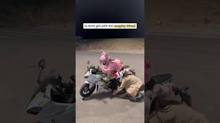 Motorcycles are fun . Then i apologized to her a lot ‍ #viral #funny  #motovlog #cute #shorts