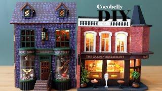 Magic Shop & Corner Restaurant | DIY Miniature Dollhouse Crafts | Relaxing Satisfying Video