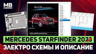 StarFinder 2023 program for repairing Mercedes cars / wiring diagrams / All new cars w223 W167