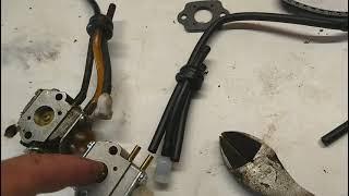 How to replace parts on the Echo SRM 2100 using the Hipa maintenance kit. Carburetor, fuel lines etc