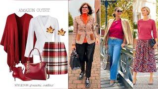 Vintage Clothing For Women Over 40,50,60 | Business Winter Outfits Fashion 2024 | Latest Outfits