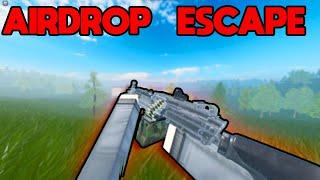 CRAZY Airdrop Escape In Roblox Aftermath