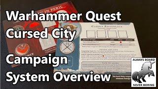 Warhammer Quest Cursed City Playthrough - A Closer Look at the Campaign System & Levelling Up Heroes