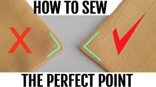 HOW TO SEW & TURN SHARP CORNERS! THE PERFECT POINT / CORNERS