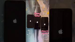 The fAstest Restart iPhone x vs iPhone 13 pro vs iPhone 14 pro max