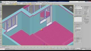 3ds Max делаем плинтус и карниз, sweep, 3ds max для дизайнеров