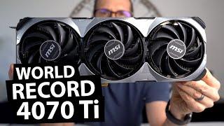 MSI Ventus 3X 4070 Ti OC Unboxing, Review & Benchmarks