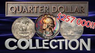 Washington Quarter Dollars Collection sold at Auction