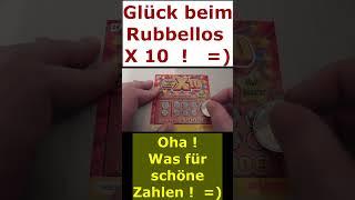 Juhu, wieder mehr Geld ! X10 Rubbellos rubbeln