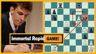 Jan Krzysztof Duda Plays His Immortal Rapid Game