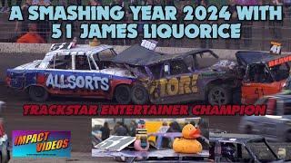 A Smashing Year 2024 with 51 James Liquorice Entertainer Champion Interviews & Action