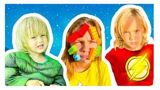 Mark and Danik pretended play a #sleepwalker with Vika! Funny video #forkids