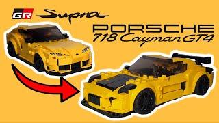 76901 Porsche 718 Cayman GT4 - Lego Speed Champions Alternative MOC Tutorial