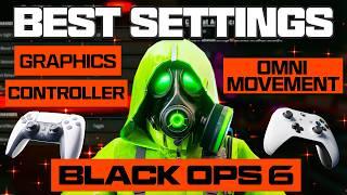 BEST CONTROLLER and GRAPHICS Settings for BLACK OPS 6! (DAY 1 GAME SETTINGS)