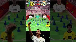 DORTMUND vs REAL MADRID|UEFA CHAMPIONS LEAGUE HIGHLIGHTS|MARBLE FOOTBALL|06/01/24|#espn #asmr