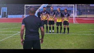 freekickerz vs Roberto Carlos  Free Kick Shootout