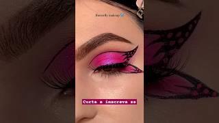 Olhos de borboleta  #make #maquiagem #makeup