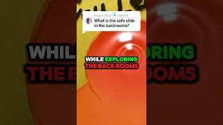 ️THE SAFE SLIDE - BACKROOMS FOUND FOOTAGE️ #backrooms #shorts