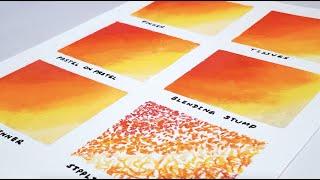Oil pastel blending tips and techniques How To
