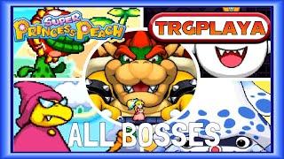 Super Princess Peach - All Bosses (1080p)