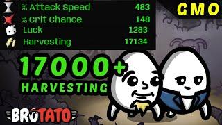 Genuinely the most insane brotato run of all time - Farmer + Entrepreneur