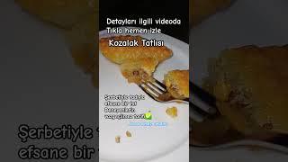 Kozalak Tatlısı 🩵 #tatlı #pratiktarifler #food #şerbetlitatlıtarifleri #music